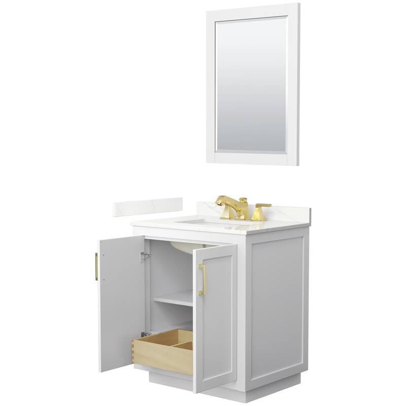 Wyndham Collection WCF292930S-QTZ-US3M24 Miranda 30" Free Standing