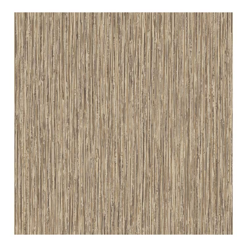 Kofi Brown Faux Grasscloth Wallpaper - 20.5 x 396 x 0.025