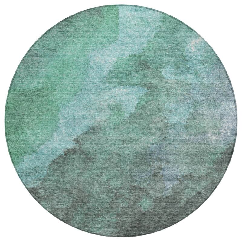 HomeRoots Abstract Transitional Rectangle Outdoor Rug