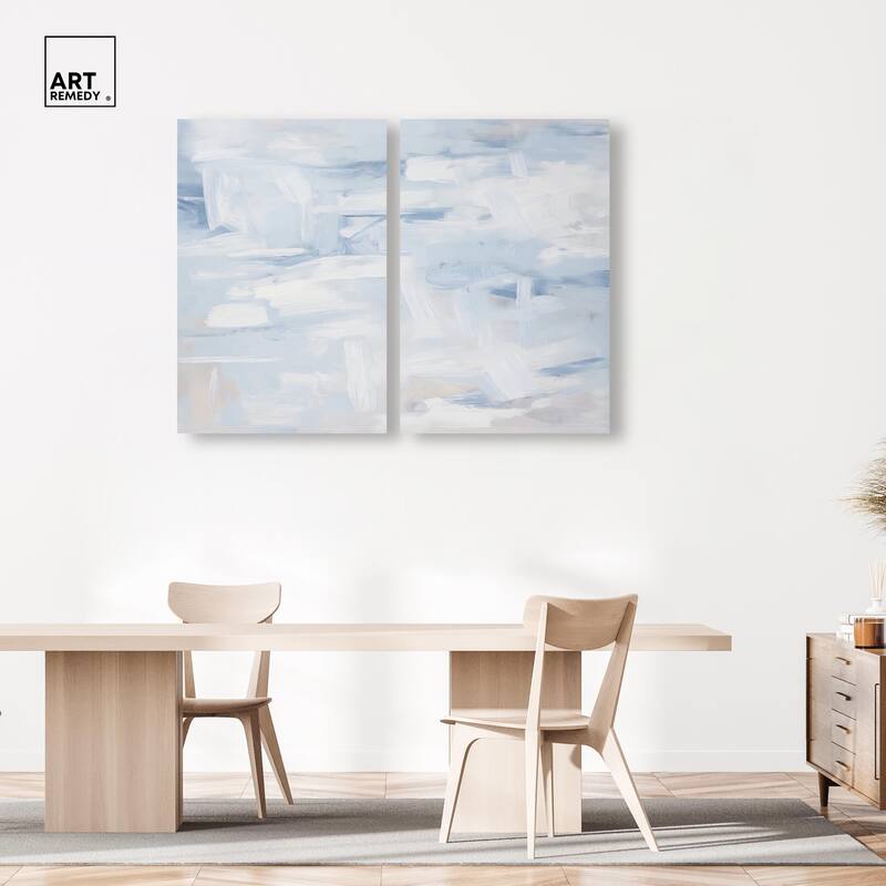 Frozen in Time II Canvas Set of 2 by Art Remedy, Gallery Wrapped