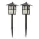 preview thumbnail 4 of 9, Set of 2 Pagoda Solar Pathway Lights