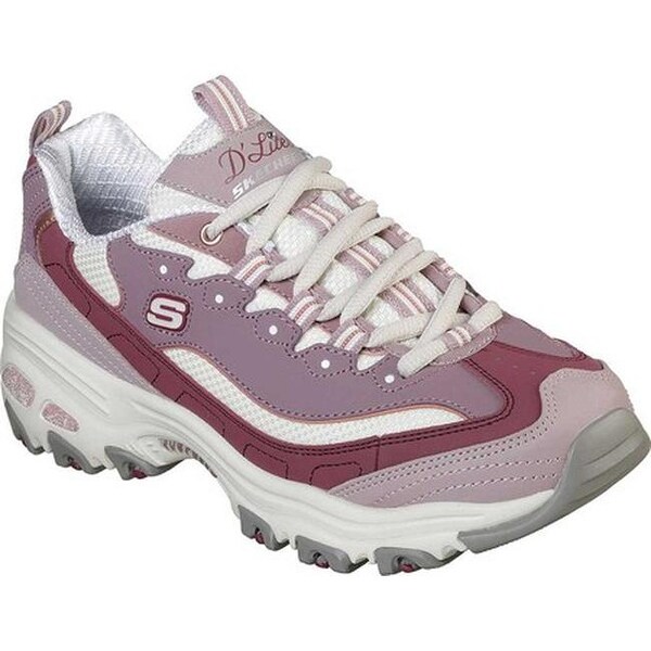 skechers d lites womens purple