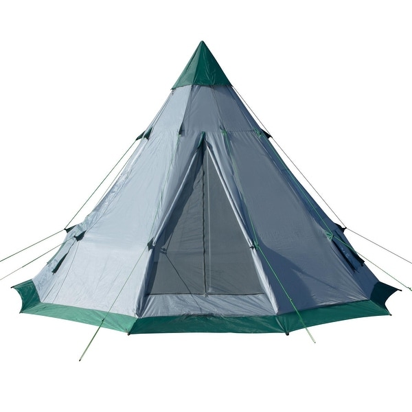 Winterial Teepee Tent / 10 Person / Easy Setup / Family Camping / Tent Camping