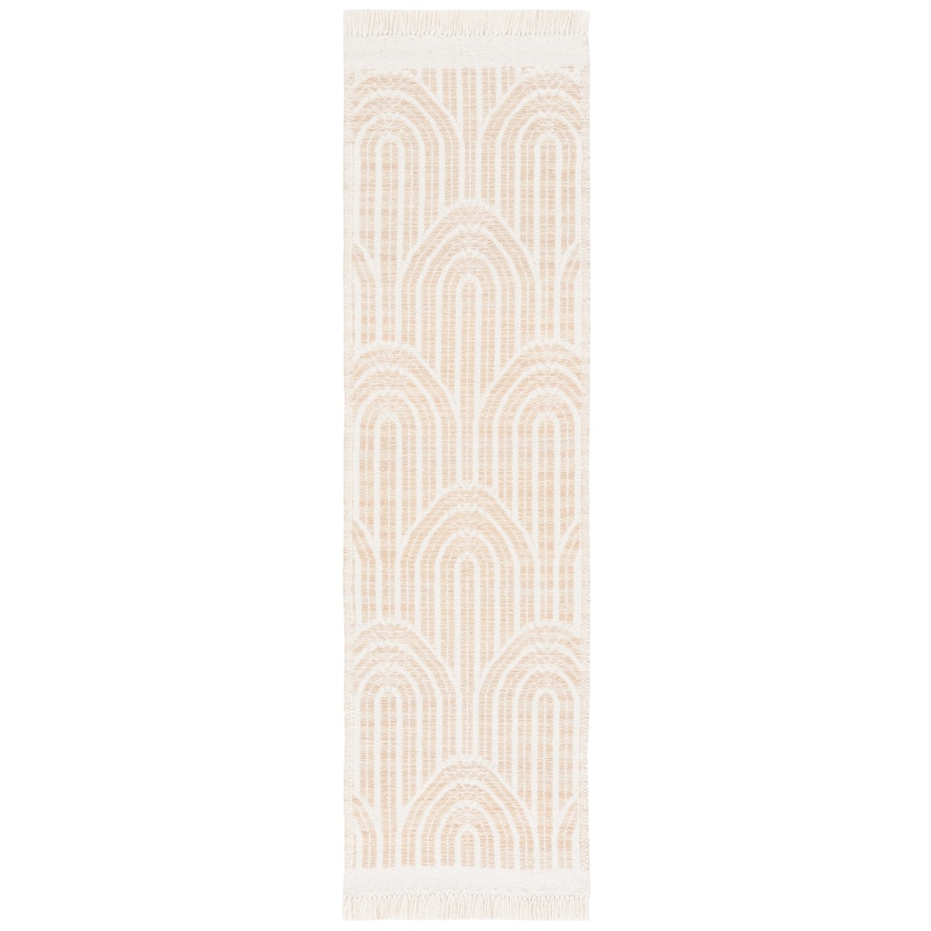 SAFAVIEH Handmade Kilim Irina Geometric Tassel Wool Rug