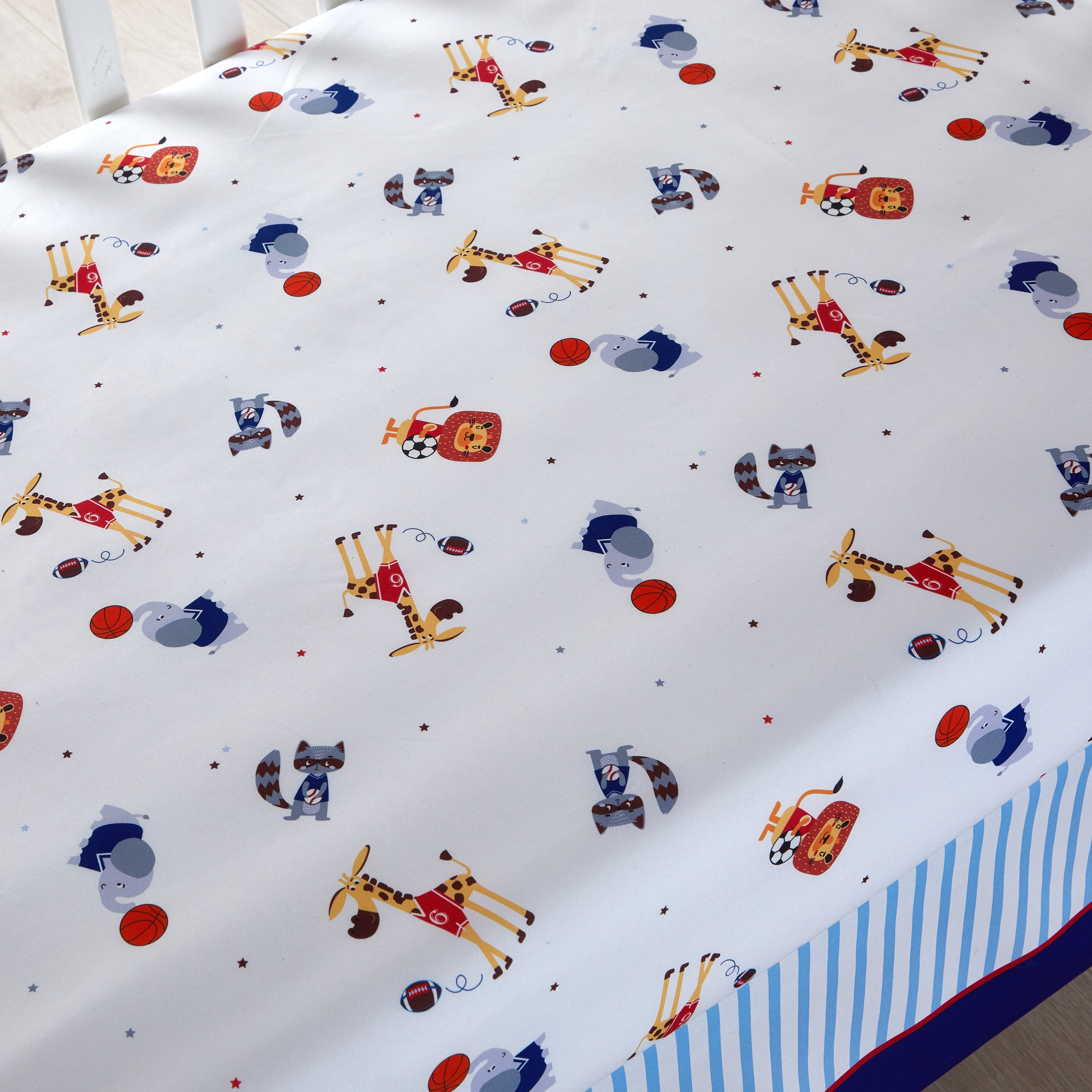 Nanshing Future Sports Star 3 Piece Baby Nursery Crib Bedding Set On Sale Bed Bath Beyond 33955331
