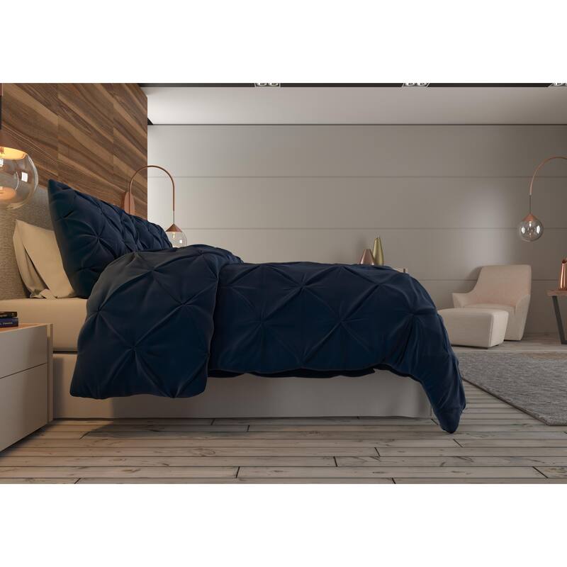 Nestl Pinch Pleat Down Alternative Ultra Soft Comforter Set