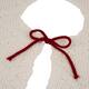 Glitzhome 52"D Knitted Polyester Christmas Tree Skirt
