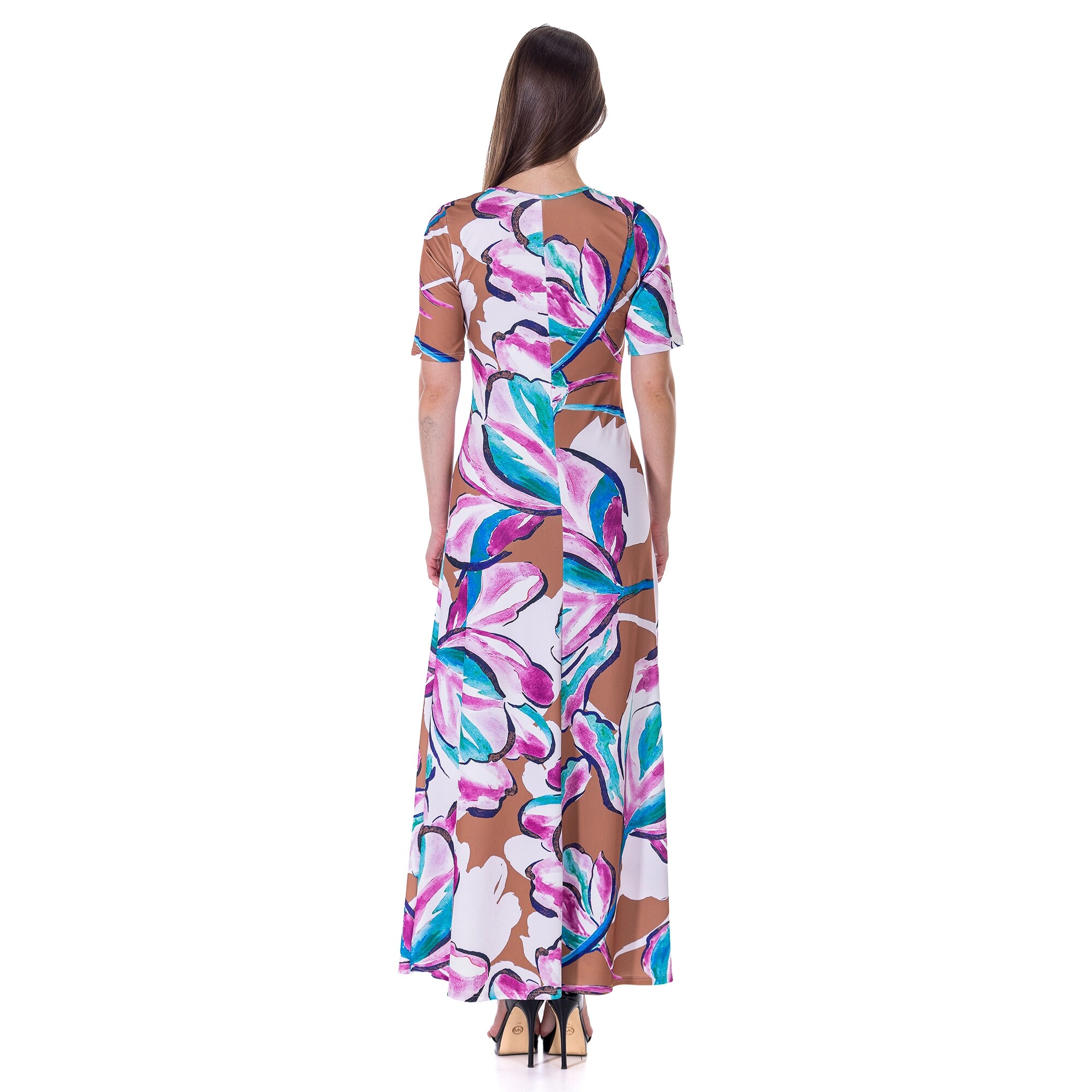 white christmas dresses Mododoc Elbow Sleeve Boho Dress – Village Vogue main image 0