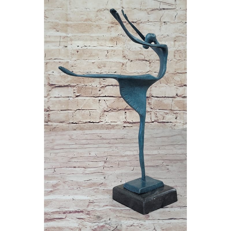Hand Made Special Patina Abstract Modern Art Artwork By Milo Bronze Sculpture