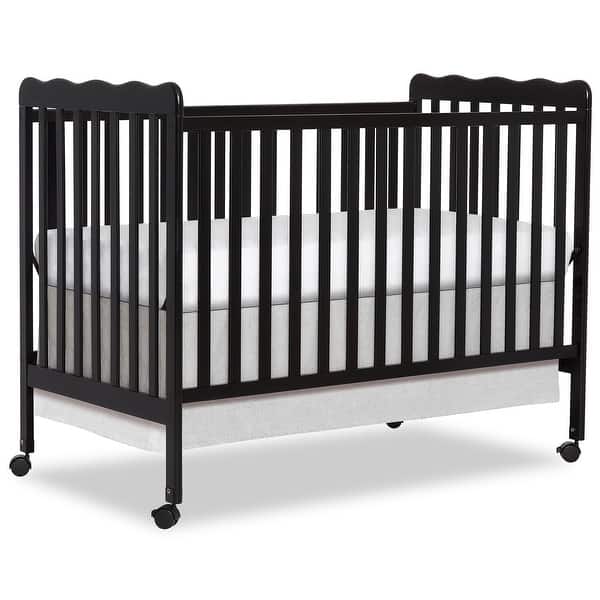 slide 2 of 16, Dream On Me Carson Classic 3 in 1 Convertible Crib Black