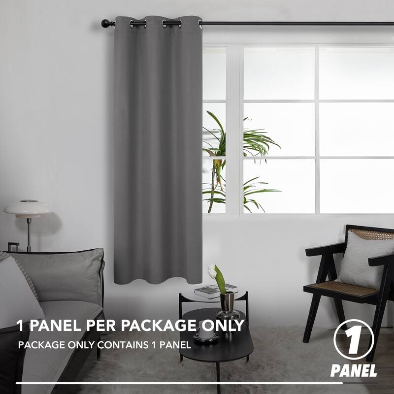 Deconovo Solid 42 Width Curtain Panel (1 Panel)