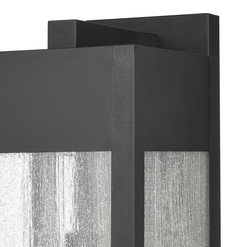 Elk Home Angus Charcoal With Heavy Seeded Glass 1 Light Wall Sconce - 26''