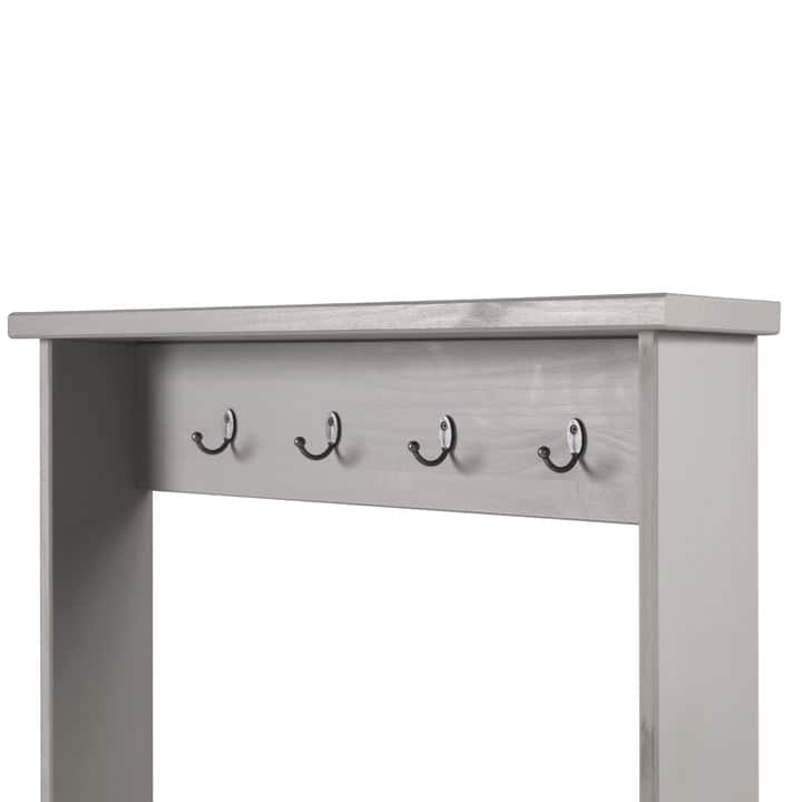 Wood Hall Tree Corona Gray | Furniture Dash