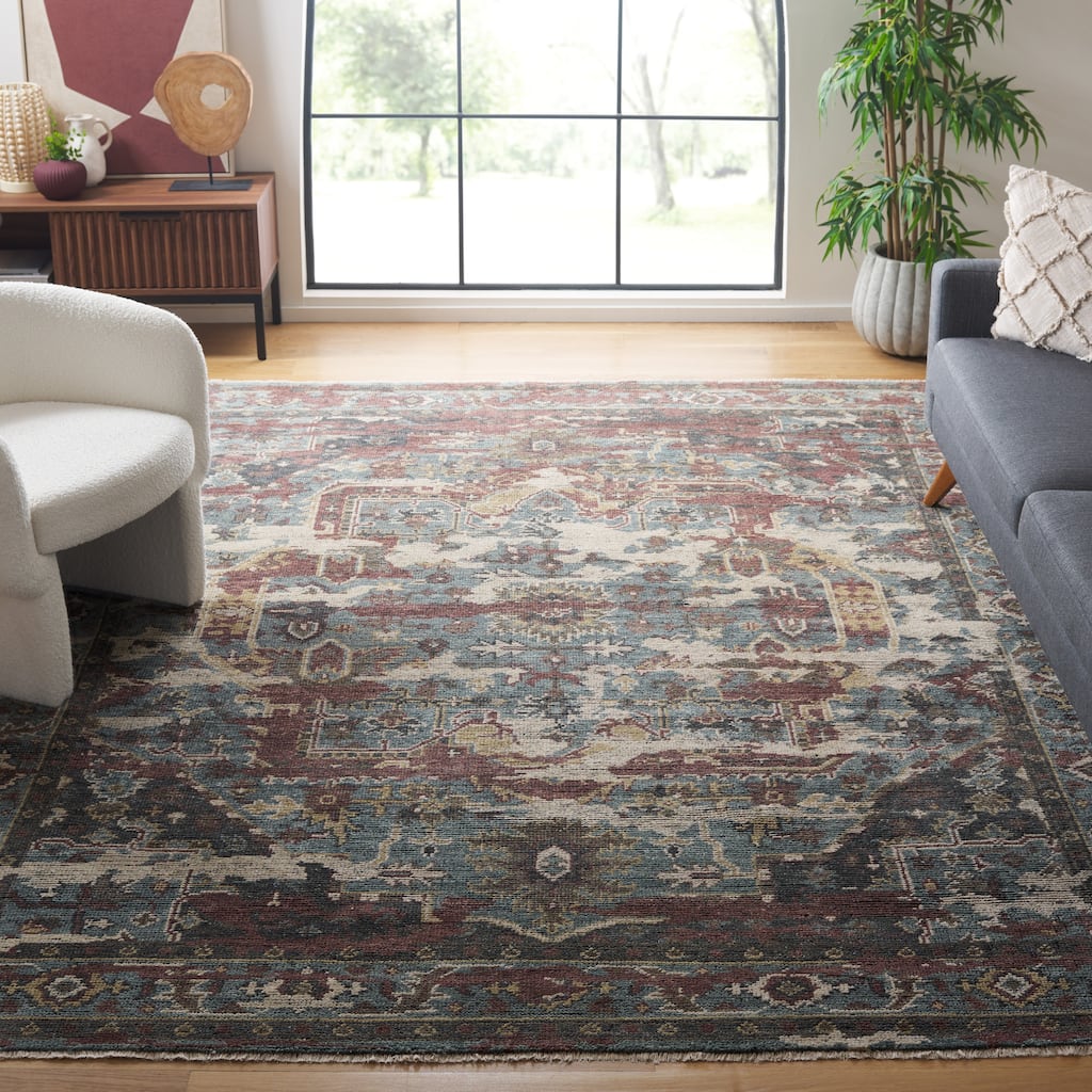 SAFAVIEH Hand-knotted Izmir Roma Traditional Oriental Wool Rug with
