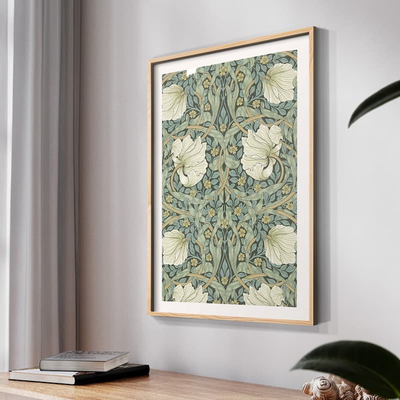 Vintage Abstract Print XXVIII -Framed Print