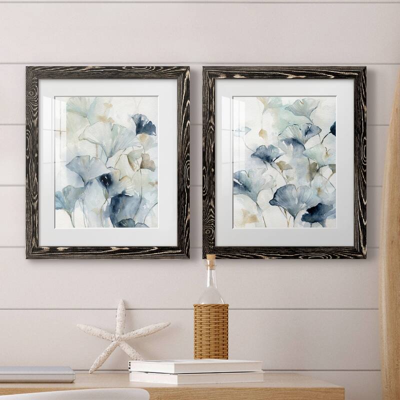 Indigo Ginkgo I-Premium Framed Print - Ready to Hang