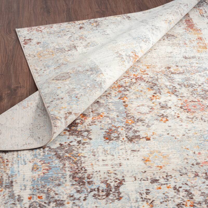 Sky/Vintage Earth Transitional Area Rug