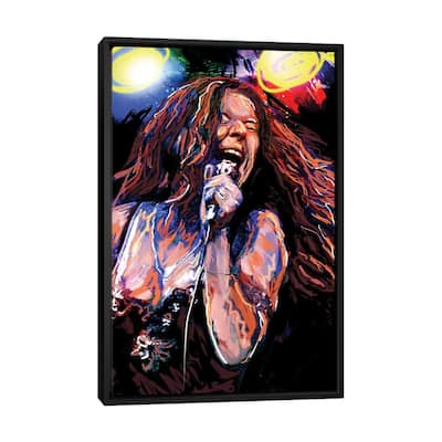 iCanvas quot Janis Joplin quot Piece Of My Heart quot quot by Rockchromatic Framed