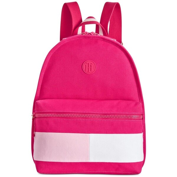 tommy hilfiger pink backpack