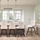 Option Beige Velvet Set of 4
