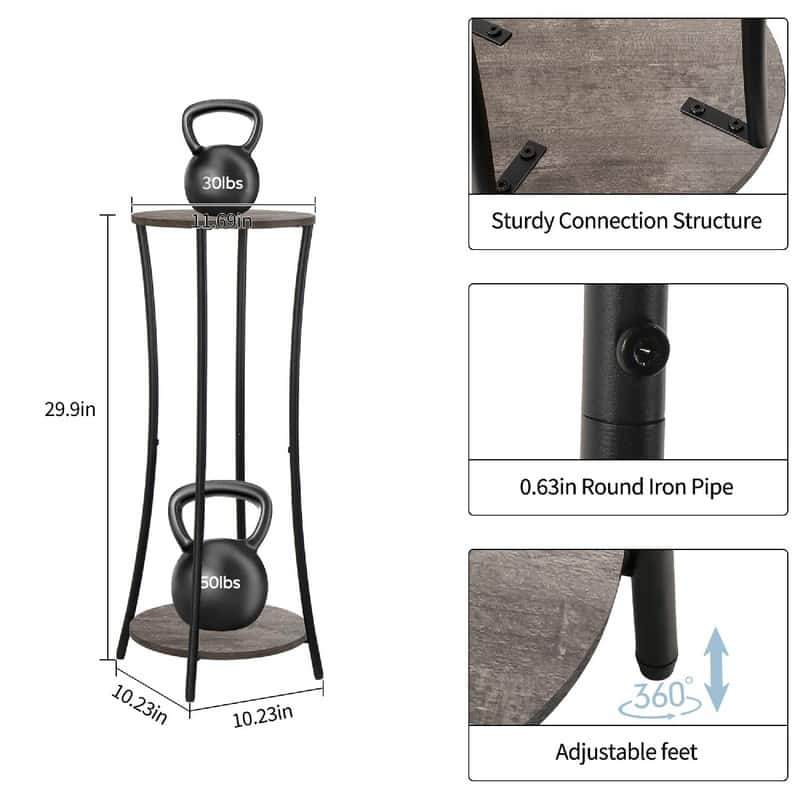 Plant Stand Indoor - 10.23 x 10.23 x 29.9 inches
