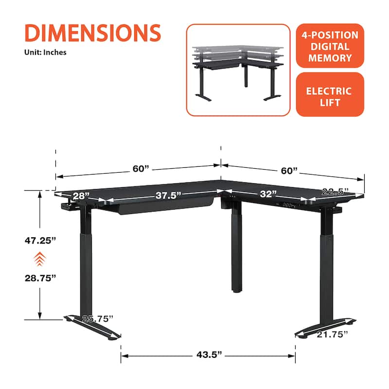 Kilo L-Shape Desk