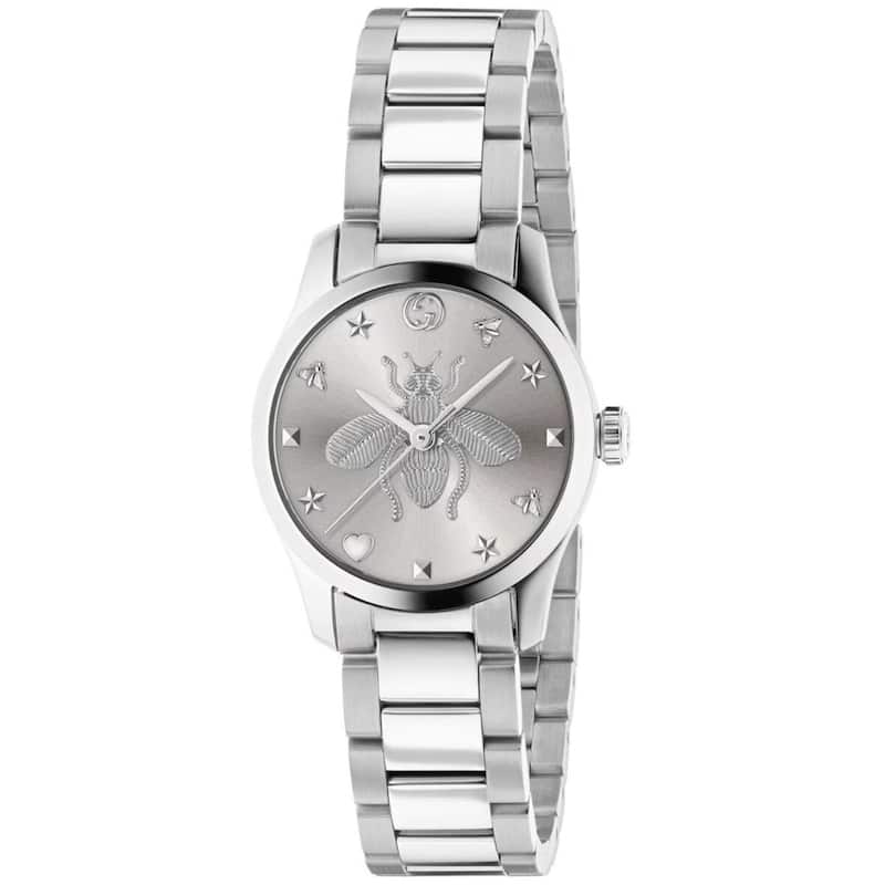 Gucci Women's G-Timeless Silver Dial Watch - YA1265045 - 6 (36)