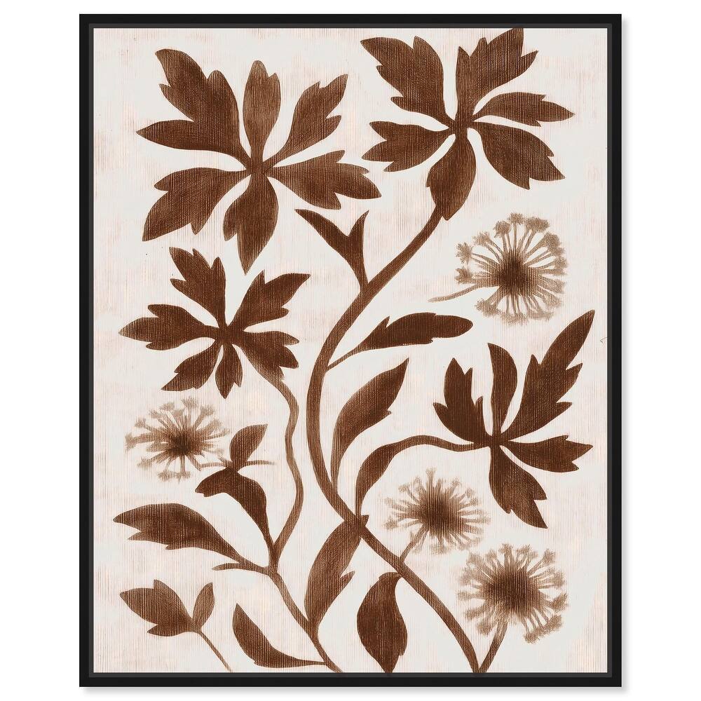 Sepia Sepal I Canvas by Art Remedy
