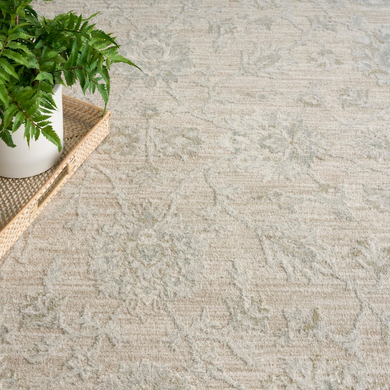 Nourison Enriched Indoor only Cream / Ivory Persian Area Rug