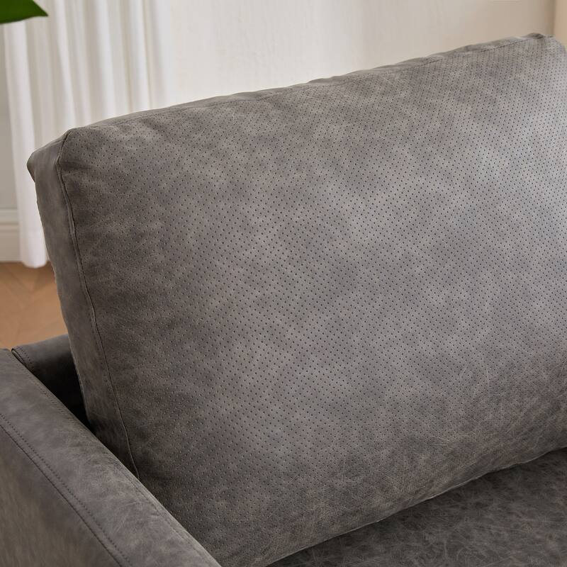 30.7"W Upholstered Square Swivel Accent Chair and Comfy Accent Single Sofa Chair, 360 Degree Club Chair, Lounge Armchair