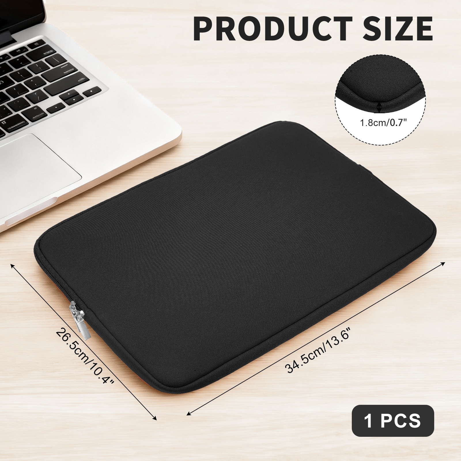 Laptop Case Polyester Sleeve Carrying Bag Shockproof Protective Cover