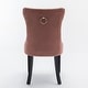 preview thumbnail 7 of 18, Nikki Collection Modern,High-end Tufted Solid Wood Contemporary PU and Velvet Upholstered Dining Chair with 2 Pcs Set