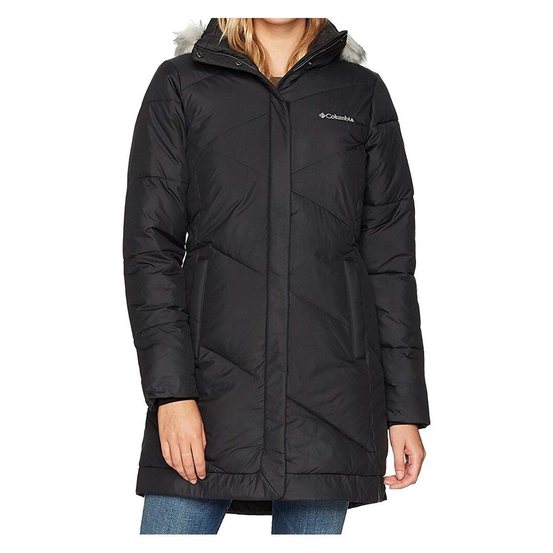 columbia snow eclipse hooded puffer jacket