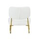 preview thumbnail 14 of 44, Roomfitters Teddy Suede Rocking Chair with Gold Legs, Cushioned Modern Accent Chair for Living Room or Office