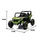 preview thumbnail 41 of 98, 24V Ride-On UTV for Kids, Double Seat, Parental Remote, Four-Wheel Suspension, and Bluetooth 鈥 Green