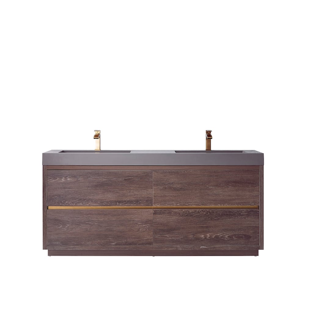 Miseno MV703072-NM Huesca 72" Free Standing Double Basin Vanity Set