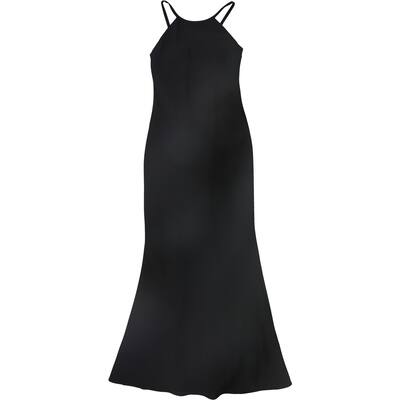 Calvin Klein Womens Open Back Gown Dress,, Black, 6