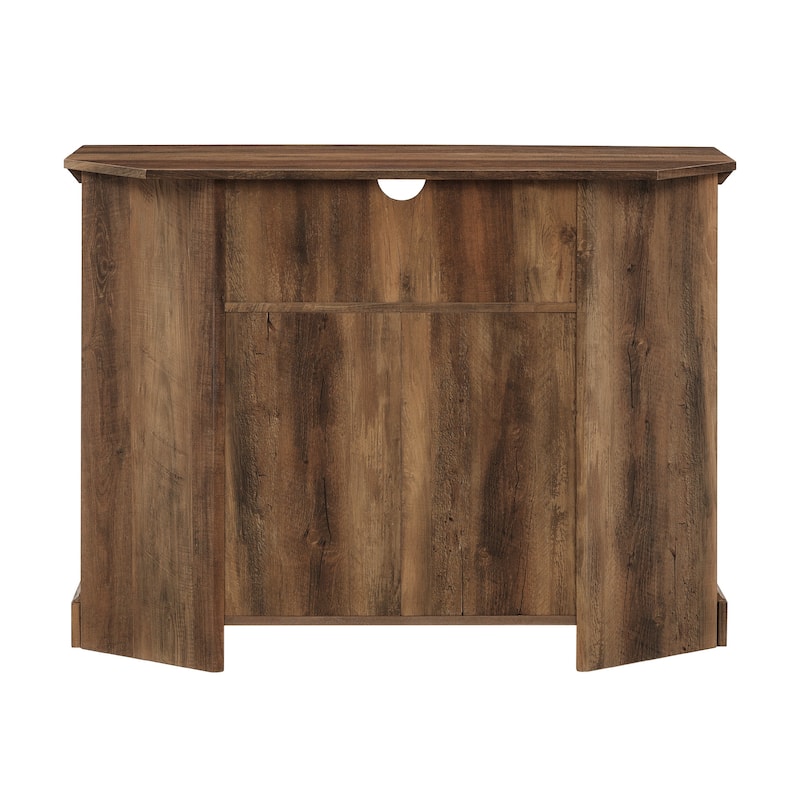 Middlebrook 44-inch Groove Door Corner TV Stand