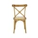 preview thumbnail 3 of 38, Colmar Classic Traditional X-Back Wood Rattan Dining Chair, Natural (Set of 2) by JONATHAN Y Natural