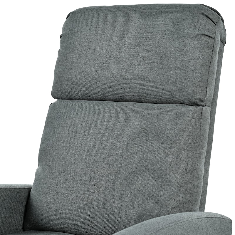 Modern Lounge Chaise Chair, Home Theater Manual Recliner Chair, Accent Chair with Three Adjustable Angles