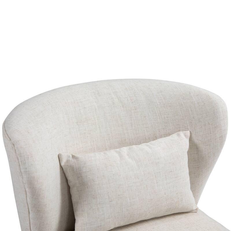 2 Set Modern Armless Accent Chair