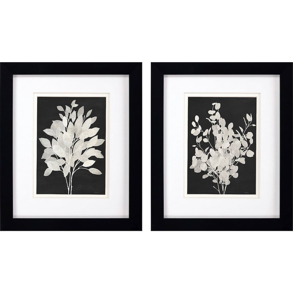 Misty Branches S/2 Framed Art Under Glass