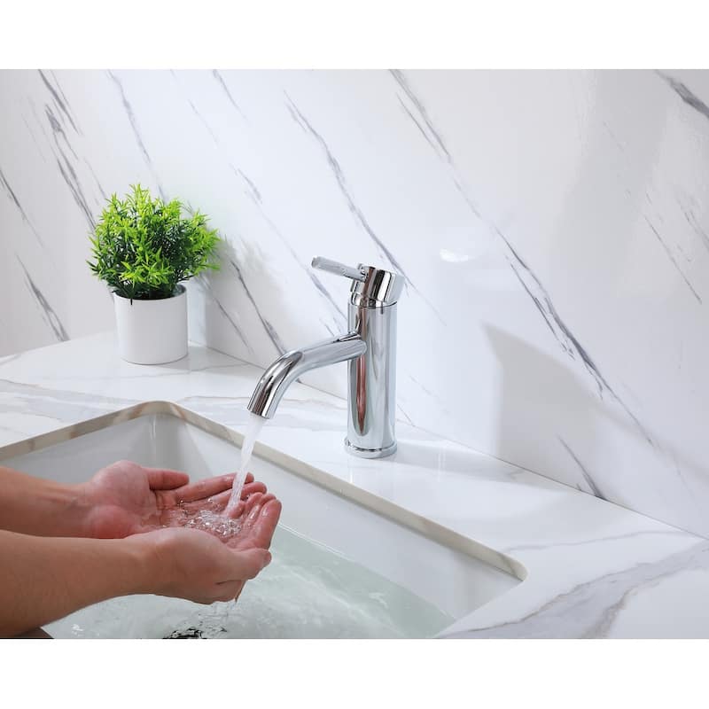 Indigo Home Single Hole Single Handle Bathroom Faucet