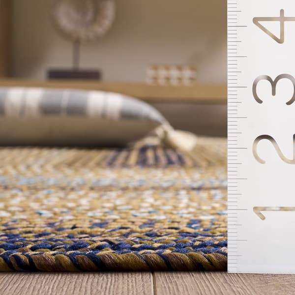 dimension image slide 2 of 3, SAFAVIEH Handmade Braided Jemima Country Rug