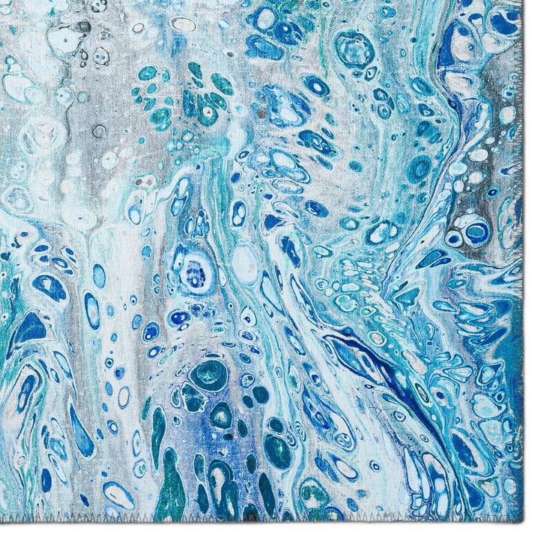 Addison Indoor/ Outdoor Karina Abstract Washable Area Rug