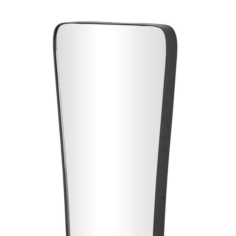 Black or Gold Metal Tall Abstract Room Wall Mirror