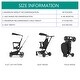 preview thumbnail 7 of 12, Dream On Me Drift Rider Baby Stroller with Canopy