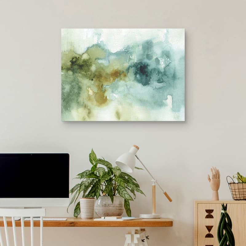 My Greenhouse Abstract I No Gold by Lisa Audit Canvas Art Print