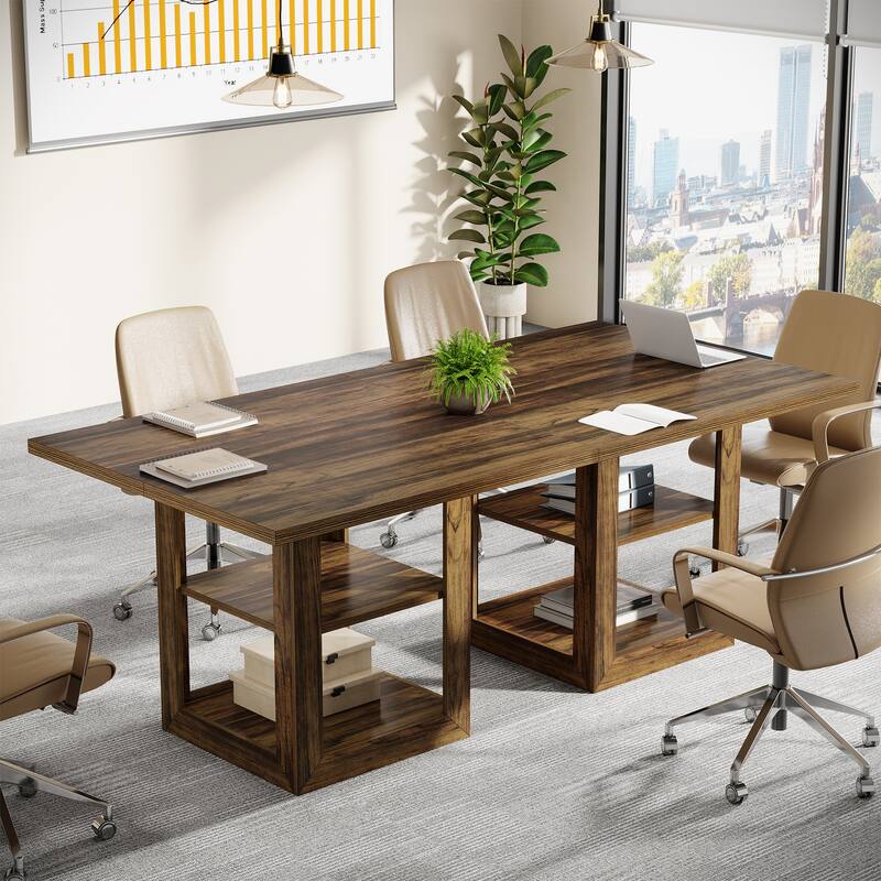 31.5-inch Square Conference Table for 4 People