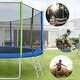 preview thumbnail 3 of 36, Trampoline for Kids with Safety Enclosure Net, Ladder and 8 Wind Stakes